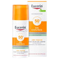 Eucerin Oil Control Sun Gel Cream SPF50+ 50ml provides trusted protection from the sun's rays with its Advanced Spectral Technology, specially formulated for oily, impure and acne prone skin. It boasts an 8-hour anti-shine effect and matte finish, plus UVA/UVB filters to block out harmful UV rays while Licochalcone A protects against free-radicals and Glycyrrhetinic acid repairs skin’s DNA. VicNic.com