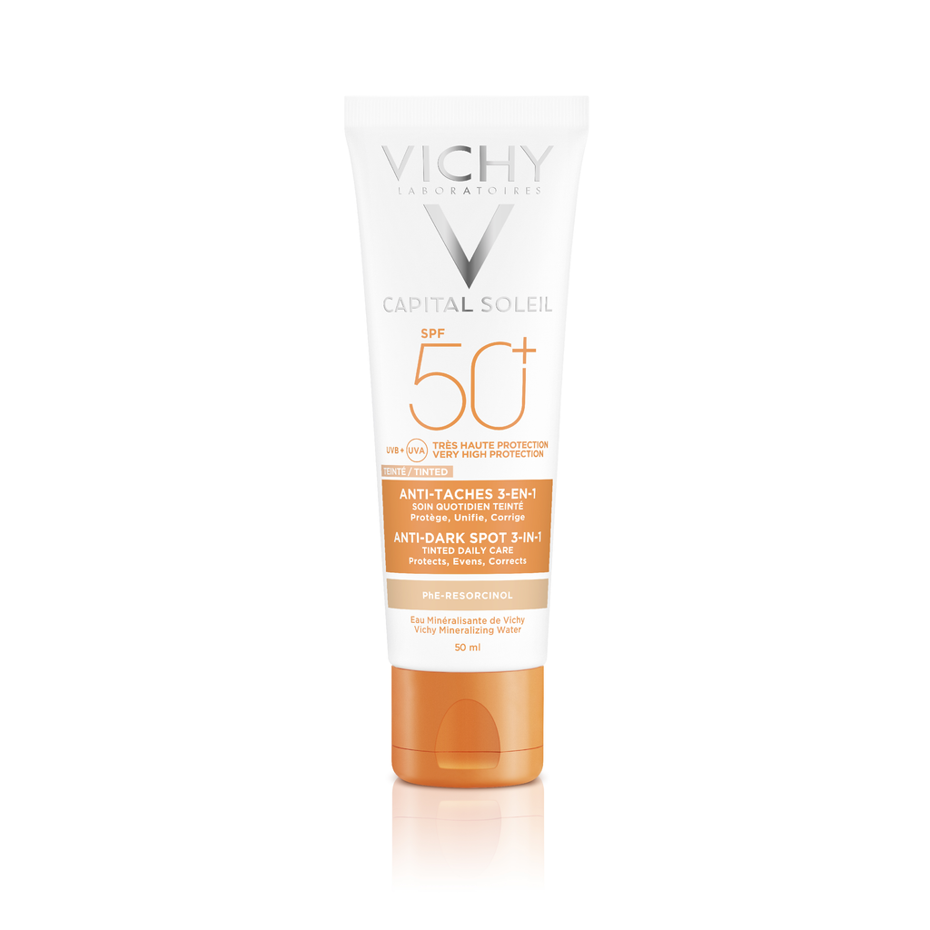<tc>Vichy</tc> Capital Soleil 3-in-1 Anti-Dark Spot Tinted Daily Care SPF 50+ (getint) 50 ml