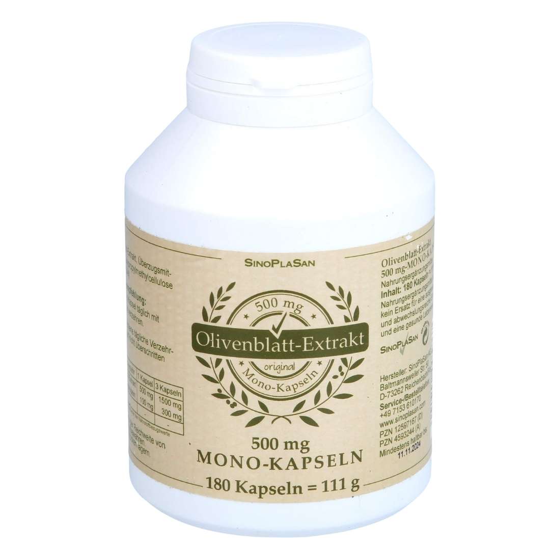 OLIVE LEAF extract 500 mg cap