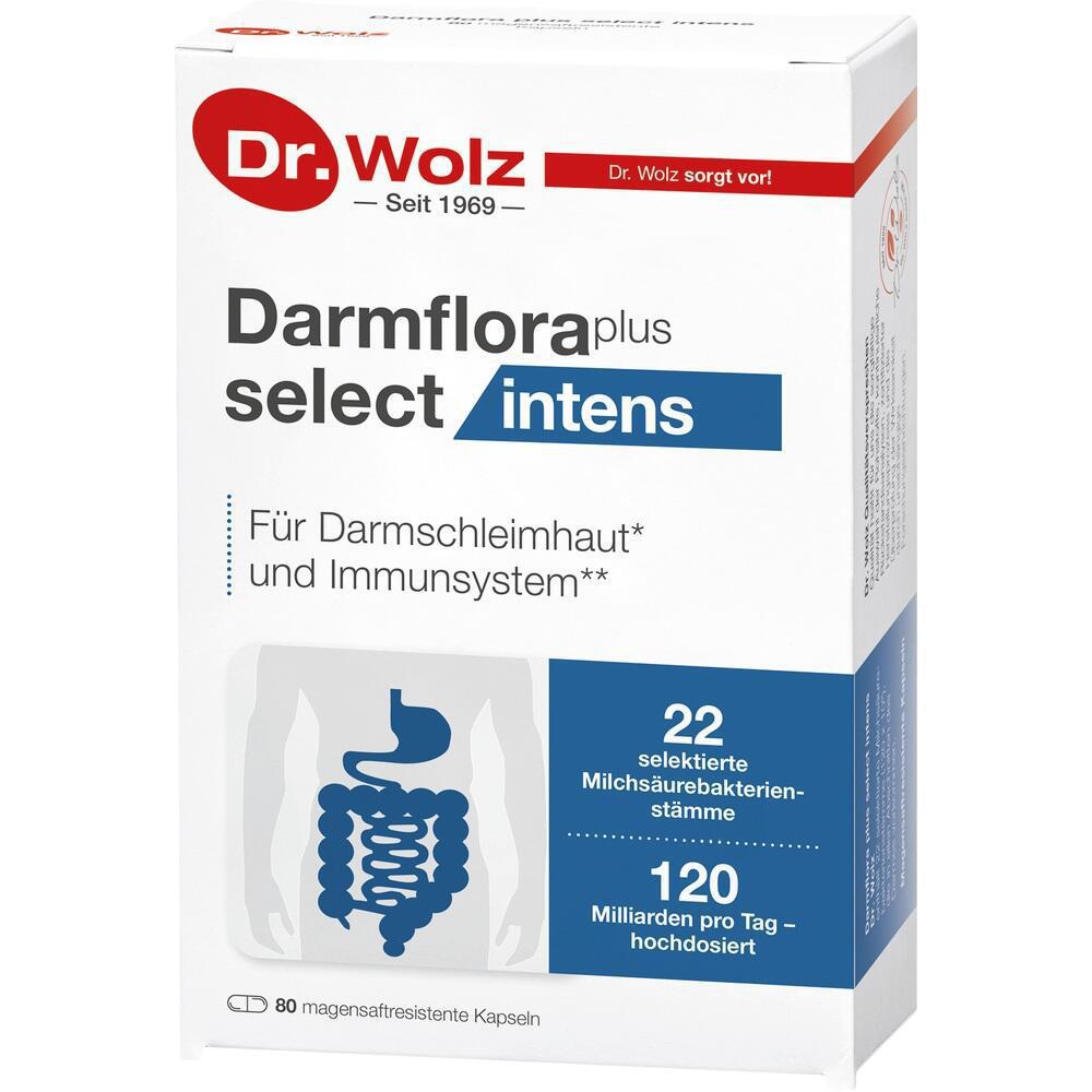 Dr. Wolz Darmflora Probiotic Plus Select Intens 80 cap - for intestinal mucosa and immune system