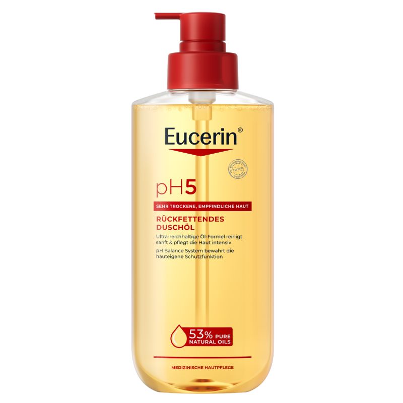 <tc>Eucerin</tc> زيت استحمام بدرجة حموضة 5 مع موزع 400 مل