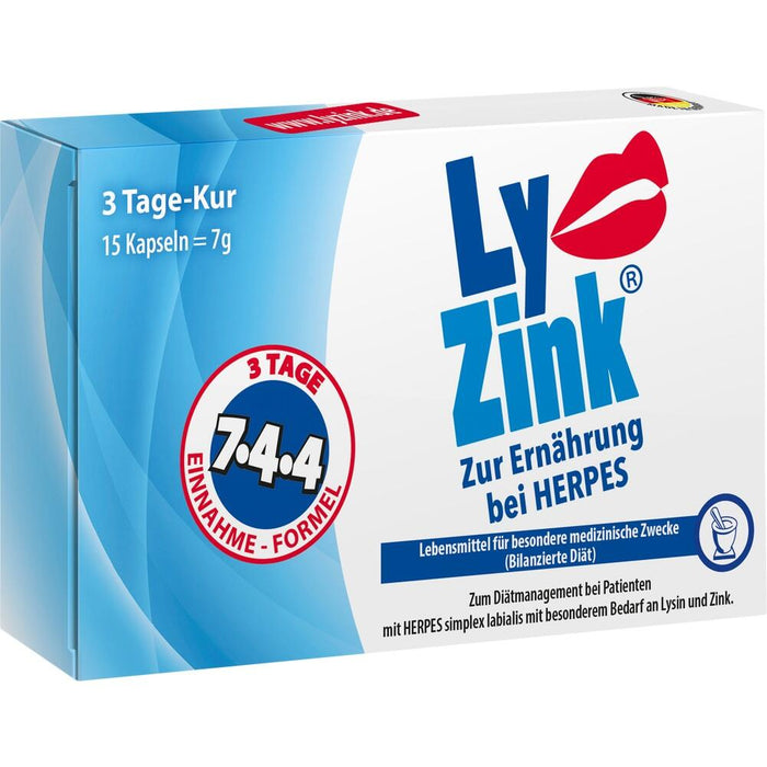 Lyzink Against Herpes 15 capsules