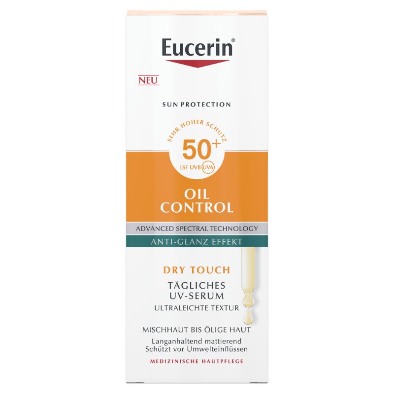 Eucerin Oil Control Face Sun Daily UV Serum SPF 50+ 30 ml