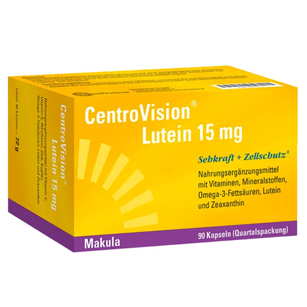 „Centrovision Lutein“ 15 mg kapsulės