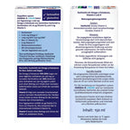 A German product information card for Dopseler system OMEGA-3 LIQUID 3er Liefer. The card features a white background with blue and green text, detailing the contents, ingredients, benefits, and storage instructions for the fish oil supplement.