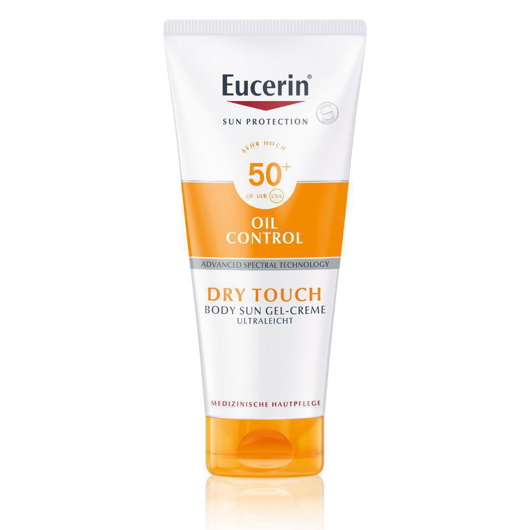 The Eucerin Sun Gel-Creme Oil Control Body is a non-greasy sunscreen that absorbs in seconds, is easy to apply and leaves no residue. The sunscreen is sweat-resistant, waterproof and non-stick. For maximum comfort in use, even on skin prone to blemishes
