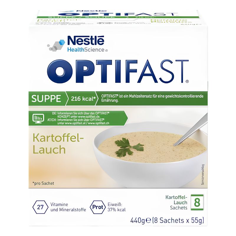 Optifast Home Soup Potato and Leek Powder 8 x 55 g