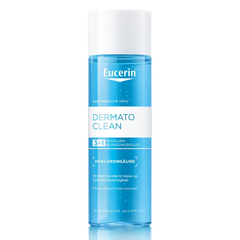 <tc>Eucerin</tc> Agua micelar con ácido hialurónico DermatoClean 3 en 1, 200 ml