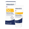 Dermasence Solvinea Baby sunscreen emulsion packaging on a white background