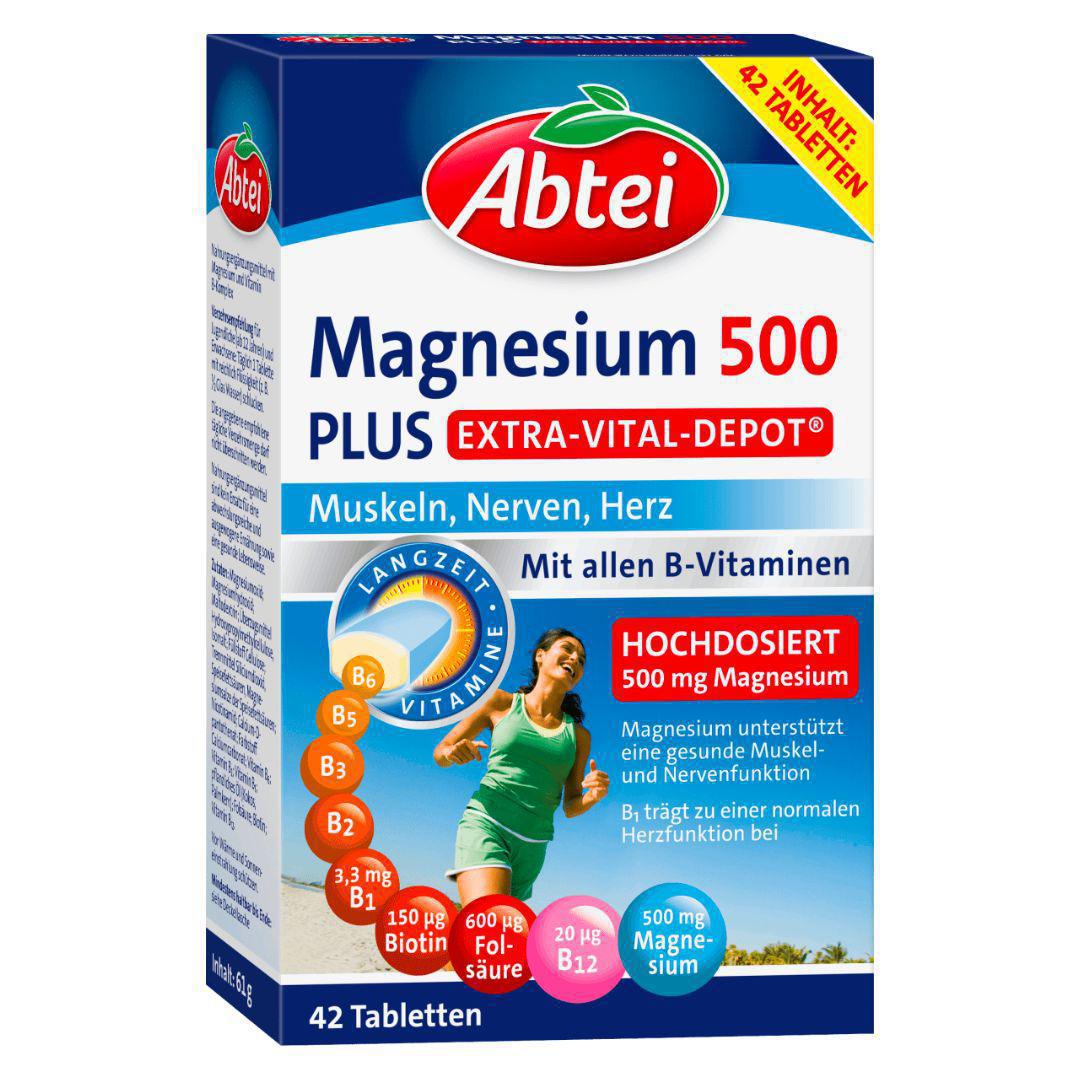 Abtei Magnésium 500 Plus Vital Depot 42 Tab