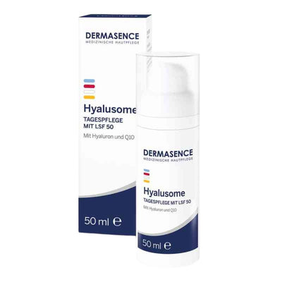 Dermasence Hyalusome nappali ápoló SPF 50 a bőr hidratálásához 50 ml