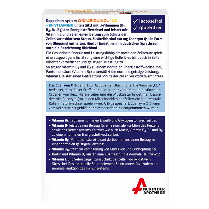 <tc>Doppelherz</tc> sistema Coenzima Q10 Ubiquinol 60 cap