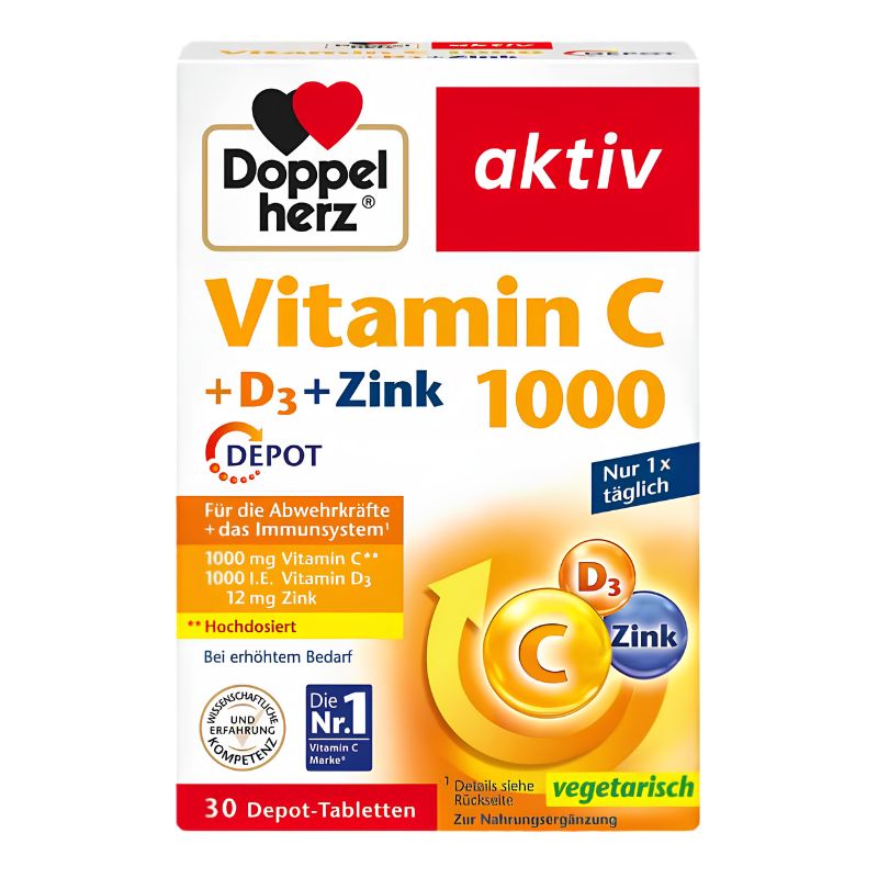 High dose with 1000 mg vitamin C
