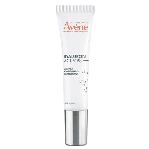 The Avene Hyaluron Activ B3 Triple Correction Eye Care is an premium quality eye care with anti-aging effect without fragrances for sensitive skin prone to wrinkles. Hyaluronic acid, 6% niacinamide and Haritaki extract counteract skin aging, dextran sulfate has a decongestant effect