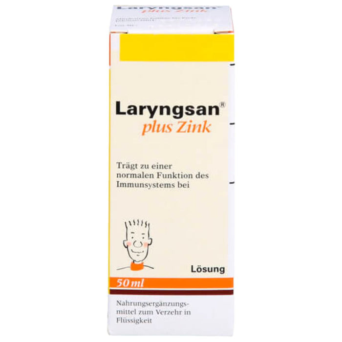 Laryngsan Plus Zinc Solution to support the body's own immune defense. strong help for the immune system with the valuable mineral zinc to support the body's immune system