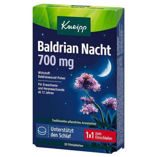 Kneipp Valerian Night 700 mg Coated Tablet 30 tab