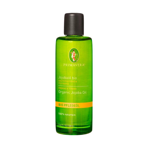 This Primavera Organic Jojoba Oil Bio provides intensive moisture and has an anti-inflammatory effect. Especially effective for greasy and irritated skin. The liquid wax provides intensive moisture and has an anti-inflammatory effect. Particularly effective on oily and irritated skin. 