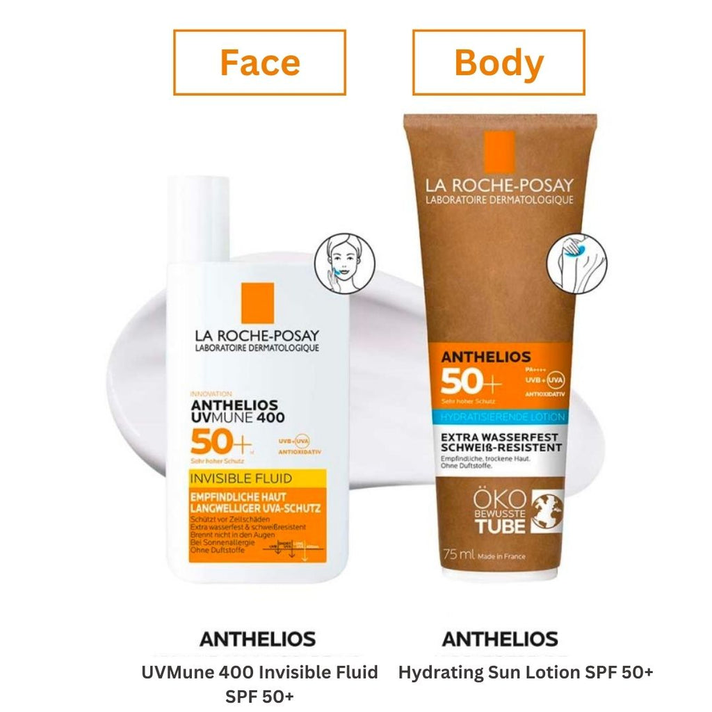 „La Roche-Posay Anthelios“ drėkinamasis saulės losjonas SPF 50+ 75 ml