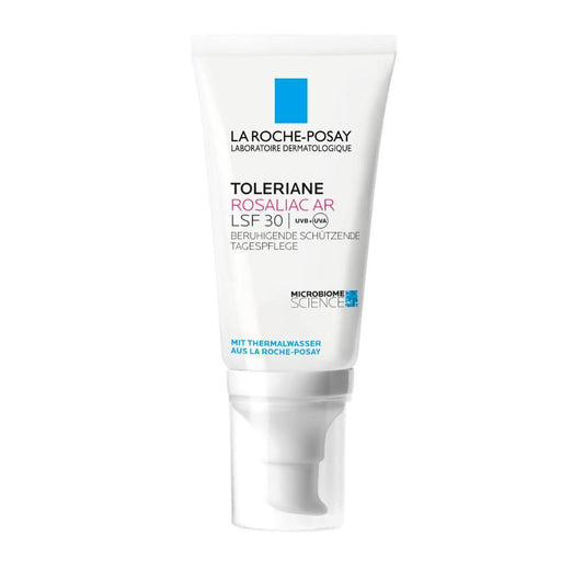 The La Roche Posay TOLERIANE ROSALIAC AR SPF 30 day cream with UVA and UVB protection protects and cares for sensitive facial skin that is prone to redness.