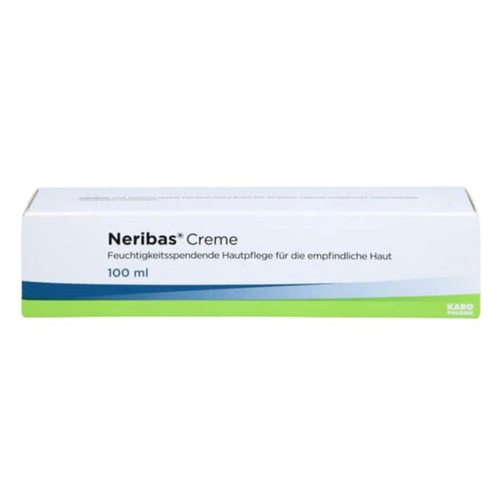 Neribas Cream for the care of irritated skin, especially after skin diseases. The medical skin care range NERIBAS® includes cream, ointment and fatty ointment, so it offers the optimal preparation for almost every skin type. Without fragrances. Without wool wax.