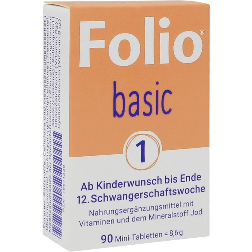 Folio 1 basic film-coated tab 90 pcs