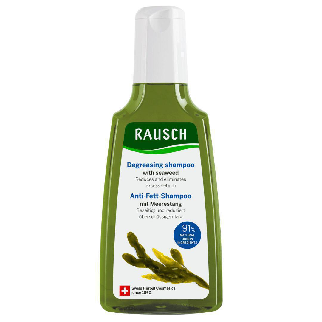 New design 2023 - Rausch Seaweed Degreasing Shampoo for oily hair, greasy hair and scalp. Gently regulates sebaceous gland activity, strengthens and prevents the hair from becoming greasy again too quickly. Its unique, protective formula makes it suitable for daily use. VicNic.com