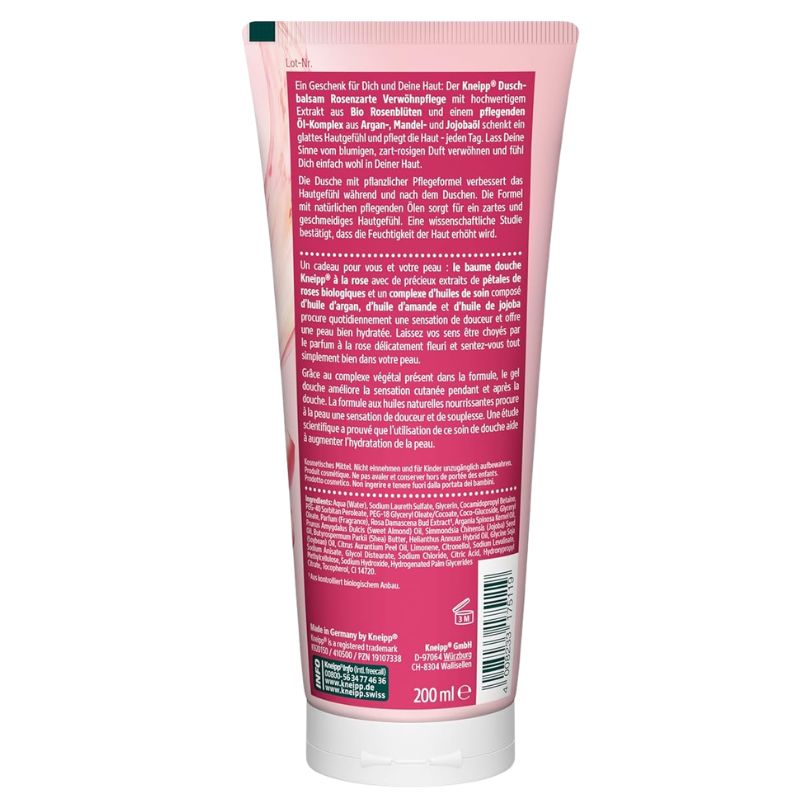 Kneipp douchecrème huid delicate verwennerij 200 ml