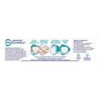 Sensodyne ProSchmelz dental product packaging with text and images of teeth on a white background