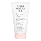 Louis Widmer Hydra Derm cream tube on a white background