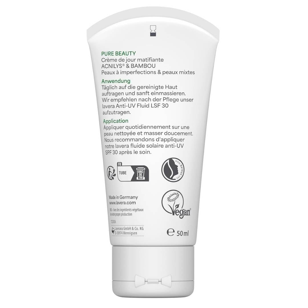 LAVERA MATTIFICING BALIJA Krējuma zaļā tēja 50 ml