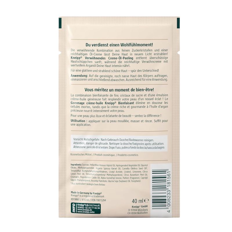 Kneipp forkælende creme-olie skrælning 40 ml