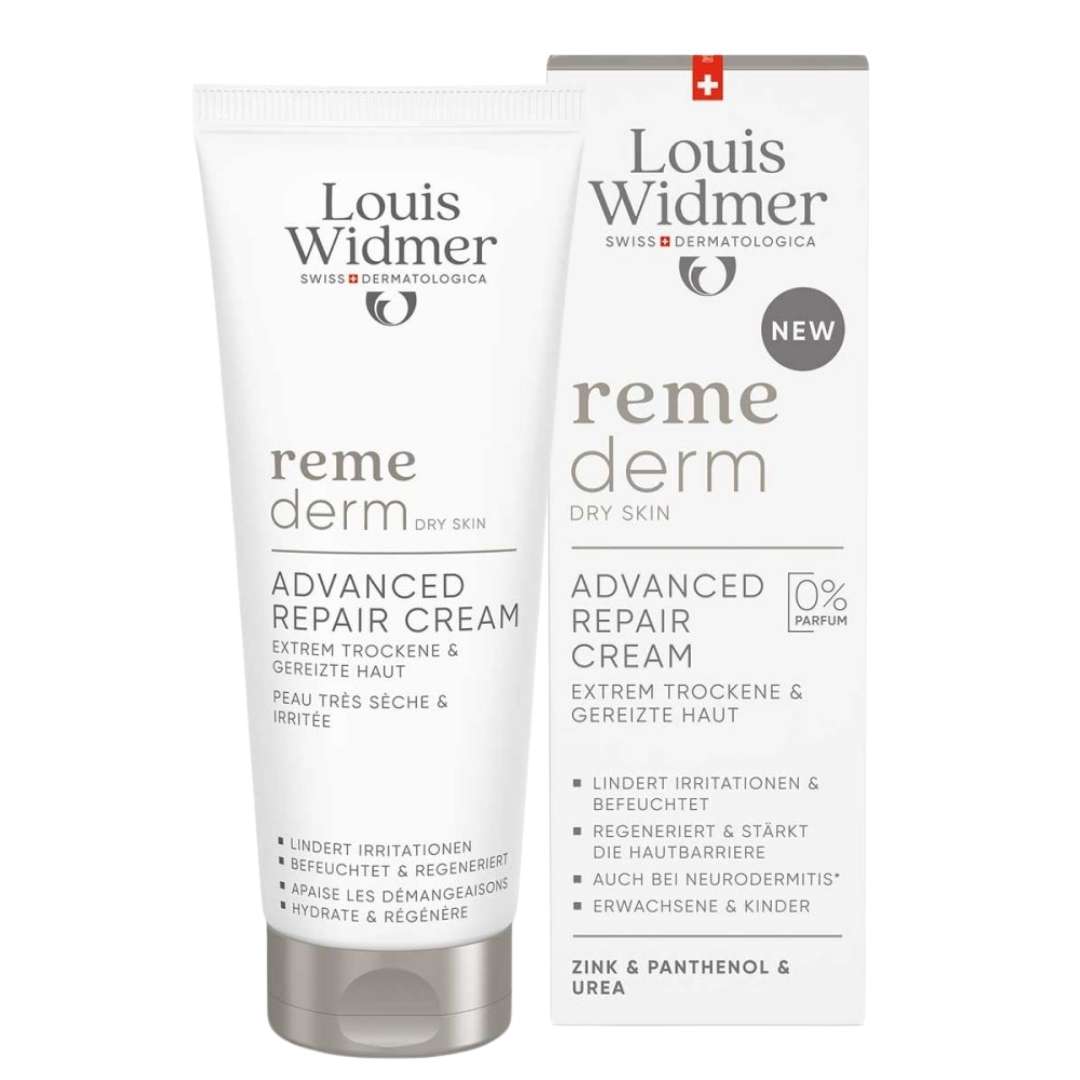 Louis Widmer Remederm Silver Cream Repair 75 ml sem perfume