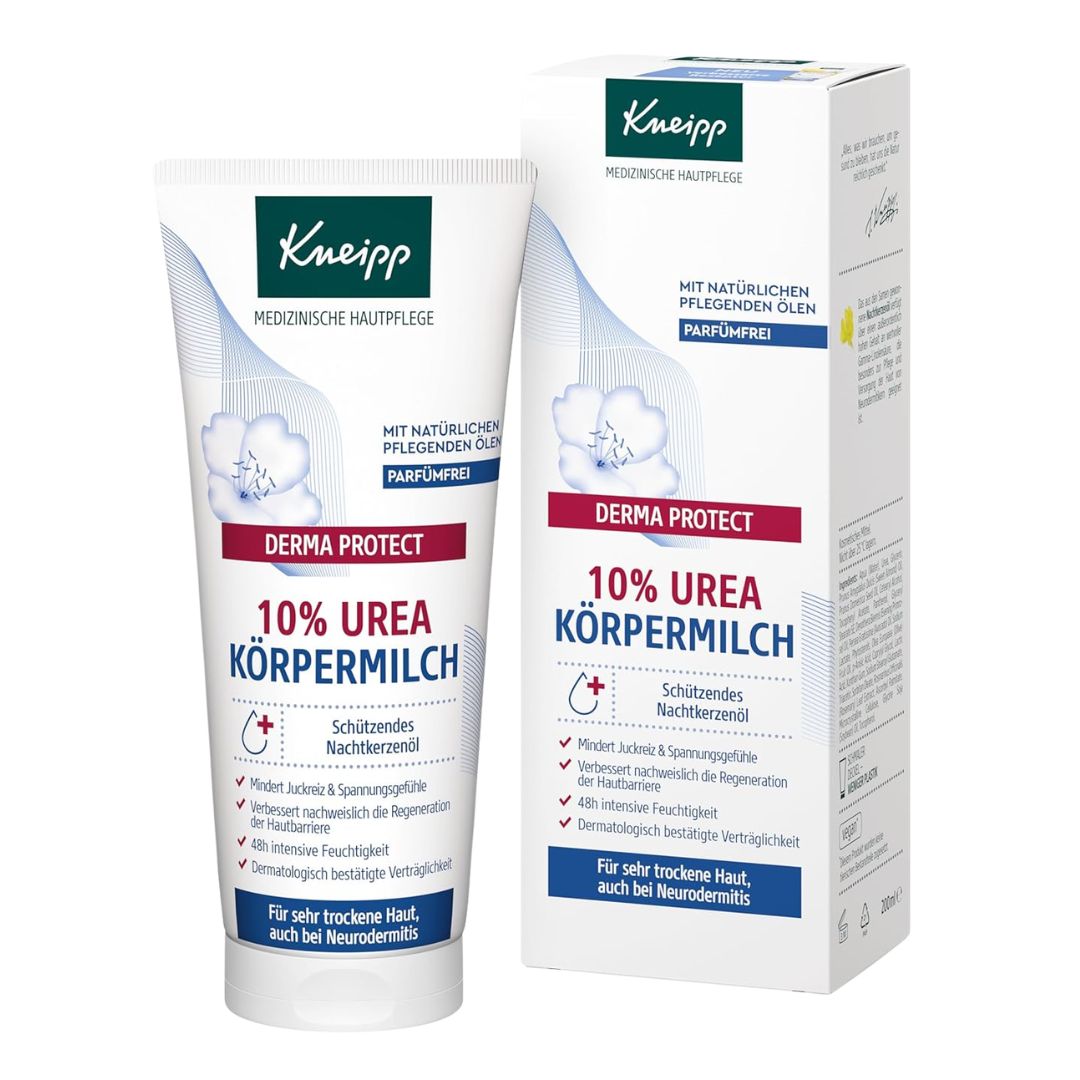 Kneipp Hand Cream Evening Primrose + 5% Urea - Evening Primrose Oil & Almond Oil & Urea 200 ml