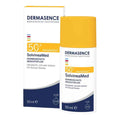 Dermasence SolvineaMed sunscreen bottle and packaging on a white background