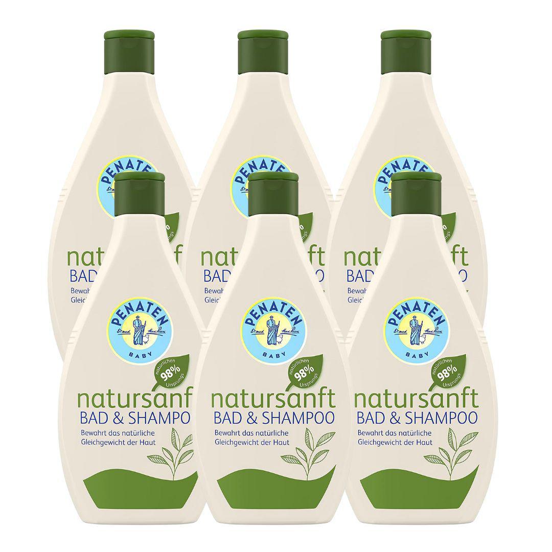 Penaten Natursanft Bath & Shampoo 395 ml x 6