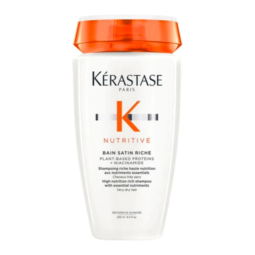 Kérastase Nutritive Bain Satin Riche Shampoo is formulated for dry, damaged hair and is one of the most popular Kérastase shampoos around. The shampoo nourishes the hair sustainably with plant-based proteins and niacinamide. VicNic.com