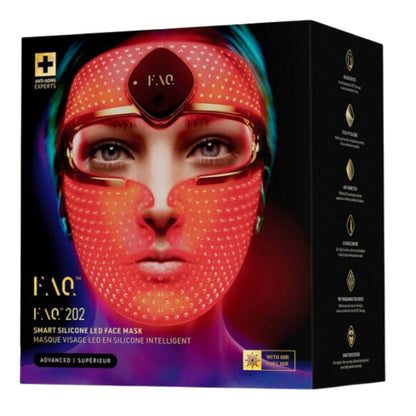 Thanks to LED light therapy to enrich your skin. The Foreo FAQ 202 face mask acts as a sublimely comfortable second skin, conceptualised to restore, renew and refine advanced signs of ageing in all skin types. VicNIc.com