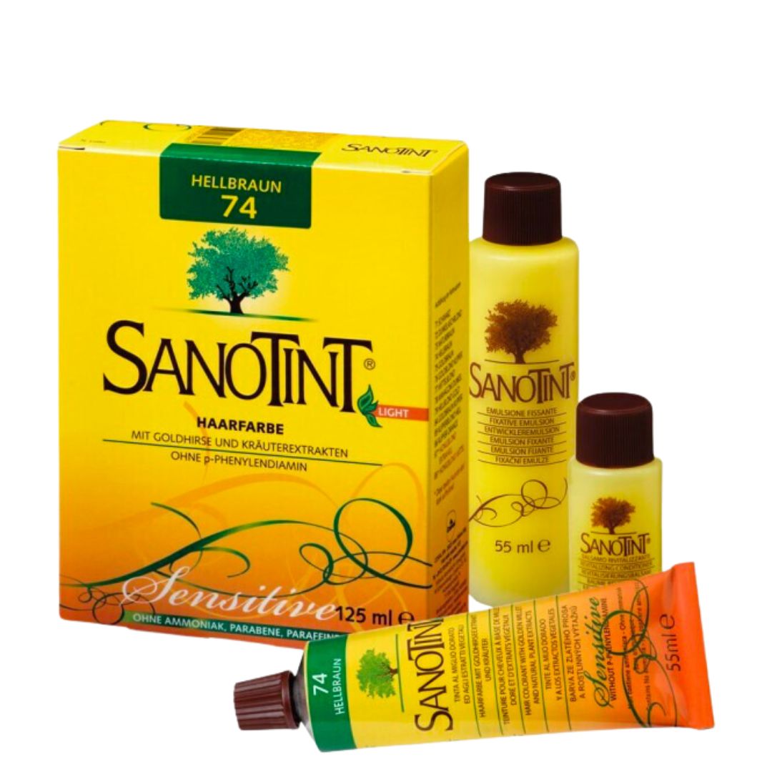 „Sanotint“ plaukų dažai jautrūs - šviesiai ruda 74 125 ml