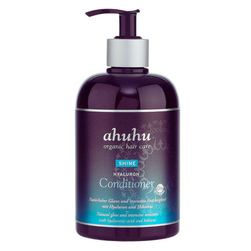 Indulge in ahuhu Hyaluron Shine Conditioner for an effortlessly smooth and radiant shine. Enjoy the added bonus of active ingredients like hyaluronic acid and blue hibiscus for maximum moisturizing benefits. Strengthen and protect hair with the exotic and fresh scent of Abyssinian oil. Feel refreshed and glamorous with ahuhu's signature scent!