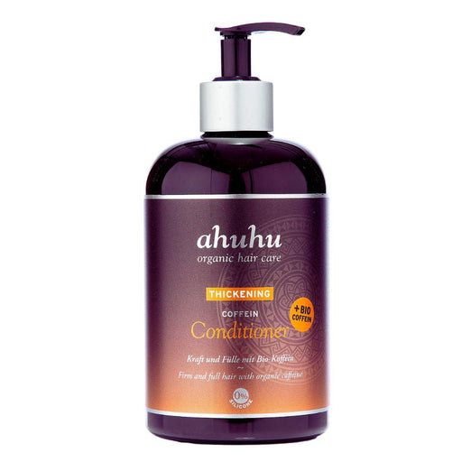 Experience strong, weightless fullness with ahuhu Coffein Thickening Organic Conditioner! This incredible organic hair care solution from ahuhu gives you the grip you desire and natural shine too. Revel in the luxurious feel of thicker, fuller hair!