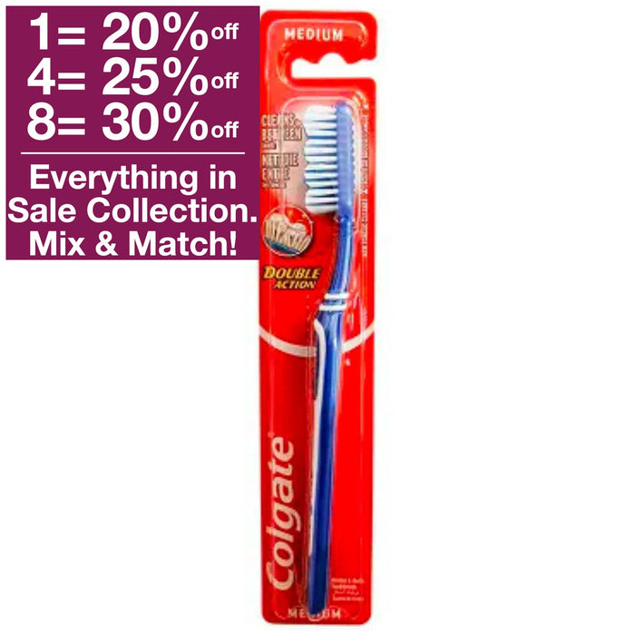 Colgate Double Action Toothbrush Medium 1 pcs