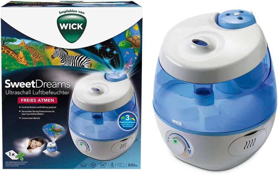 Wick SweetDreams Cold Air Humidifier with Light Projection 1 pcs