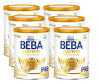 BEBA Supreme Pre Baby Formula Initial Milk (after birth) - Pack of 6 x 800g