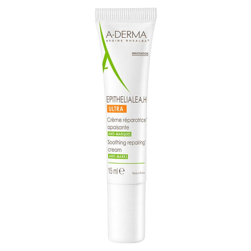 A-Derma Epithealiale AH Ultra Cream is a dermatological, regenerating skin and scar care (e.g. for microdermabrasion). The stressed skin is supported in its natural regeneration so that scars on the face, body or intimate area can heal better.