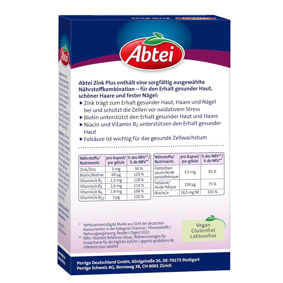 <tc>Abtei</tc> زنك بلس 32 كبسولة