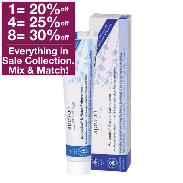 Apeiron Herbal Toothpaste Homeopathy Compatible 75 ml