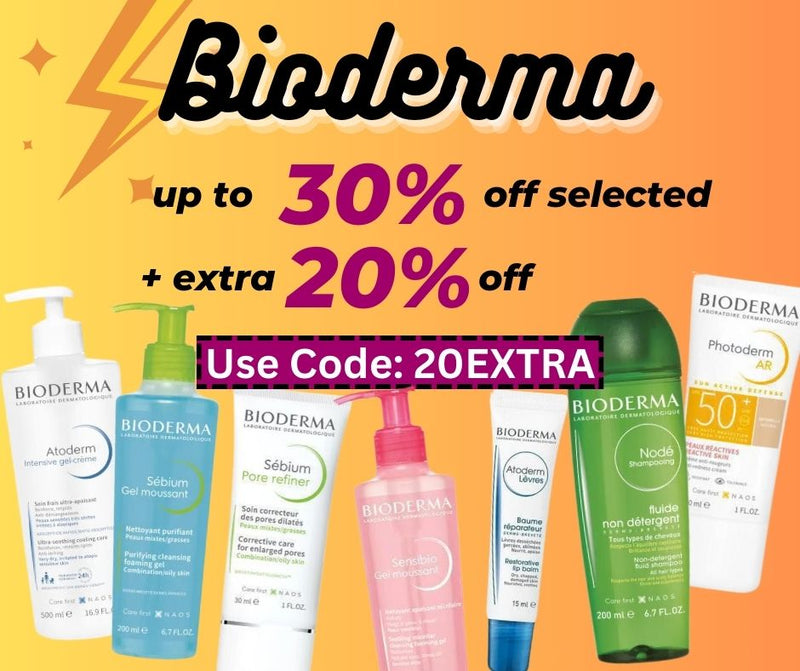 Buy Bioderma Atoderm, Photoderm Sunscreen, Sebium Gel Moussant or Node Shampoo at up to 50% discount.