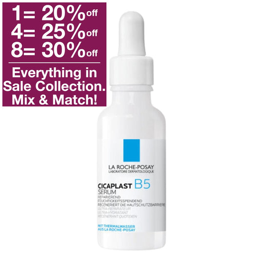 La Roche Posay Cicaplast B5 Serum is a daily repair serum that repairs the skin's protective barrier and intensively hydrates the skin thanks to a formulation with dexpanthenol, glycerin and hyaluronic acid.&nbsp;