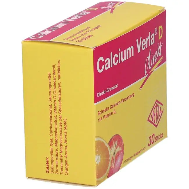 Ingredients list on the package