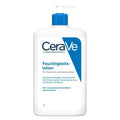 The Cerave Body Lotion 1 L bottle in front of a white background